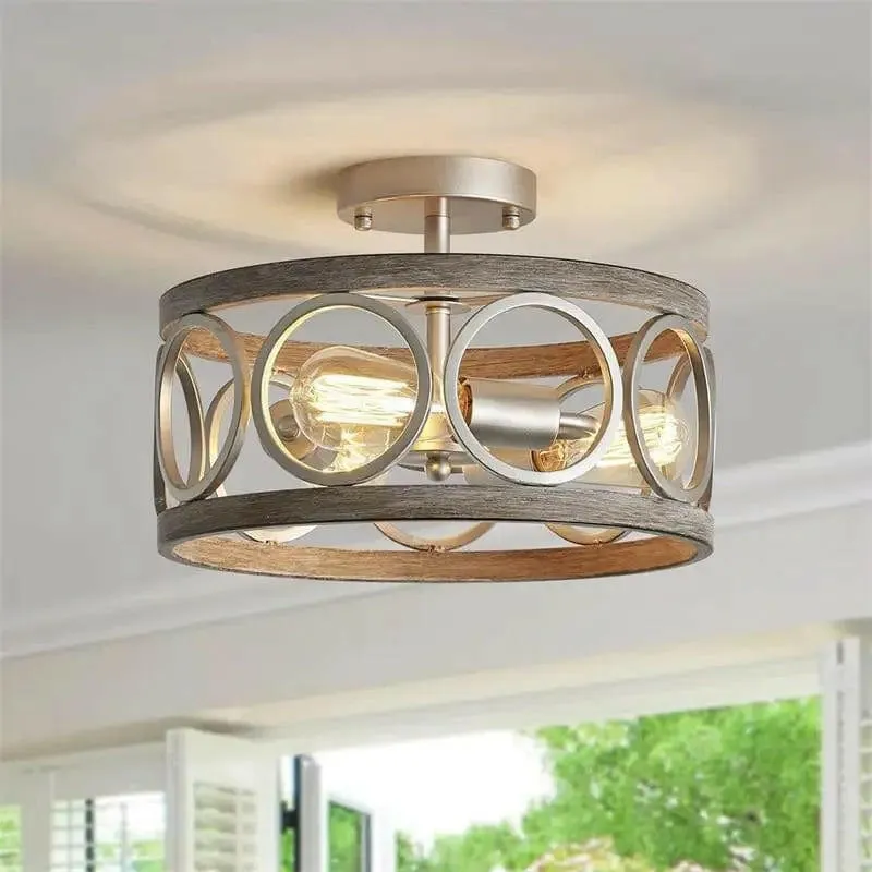 Kay - Industrial Circular Chandelier Retro Design