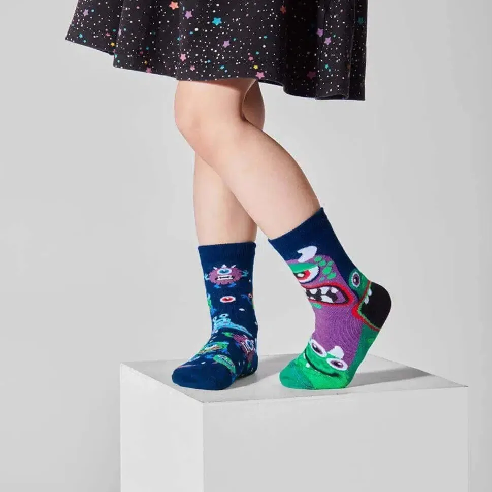 Kid's Mismatched Monster Socks