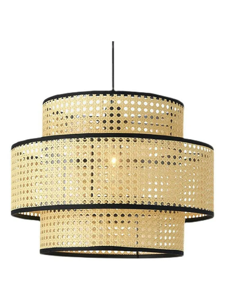 Kimi - Modern Handmade Rattan Pendant Light