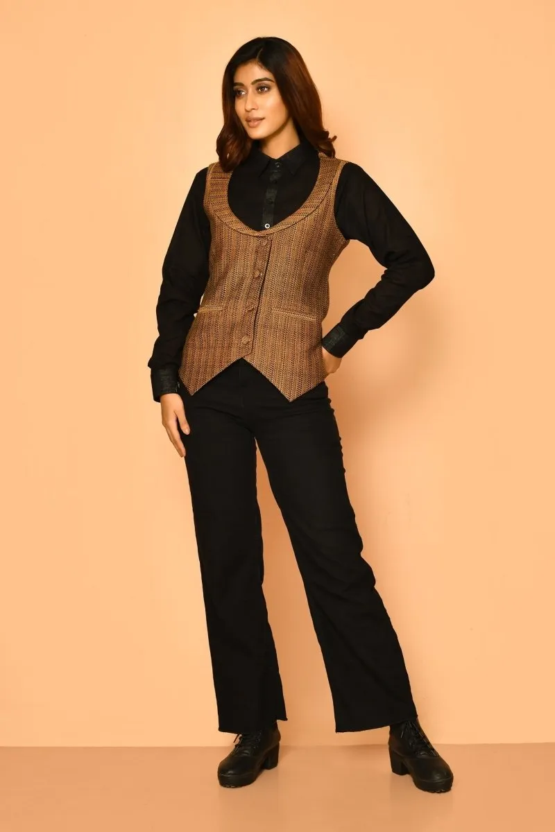 Kyra Handloom Womens Cotton Jacket