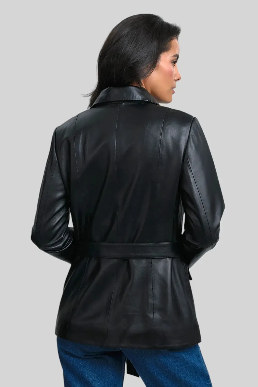 Léa Classic Leather Jacket