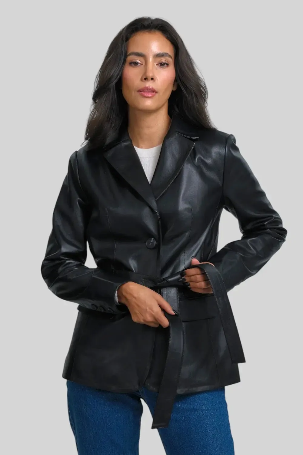 Léa Classic Leather Jacket