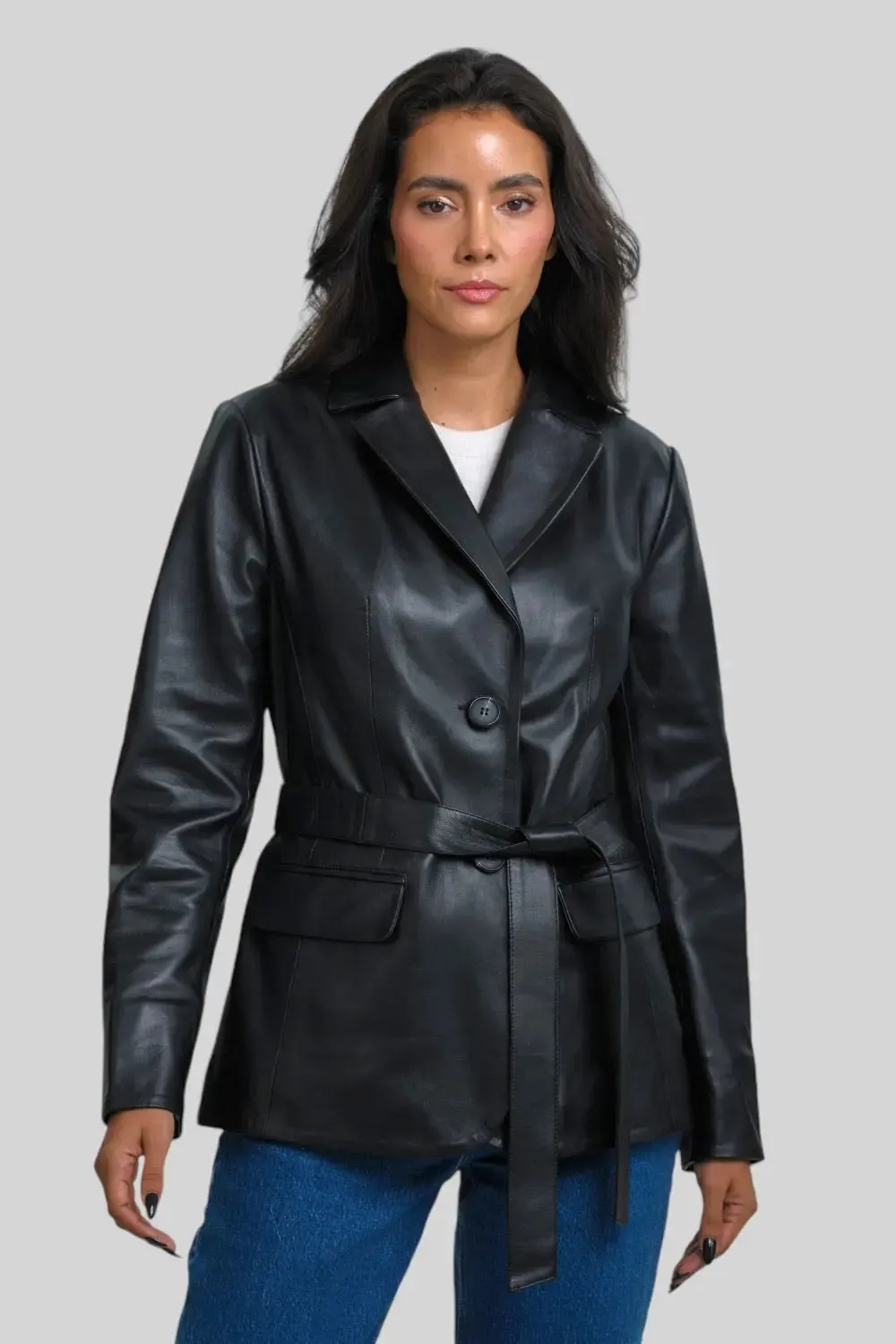 Léa Classic Leather Jacket