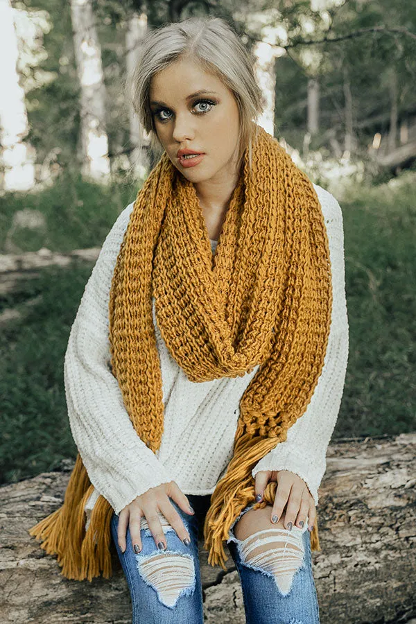 Let's Get Toasty Knit Scarf