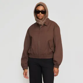 Lev Cotton Twill Bomber Jacket