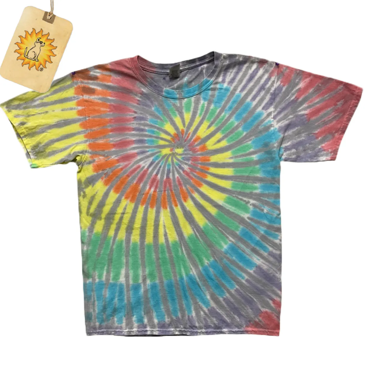 Light Glass Swirl Tie Dye