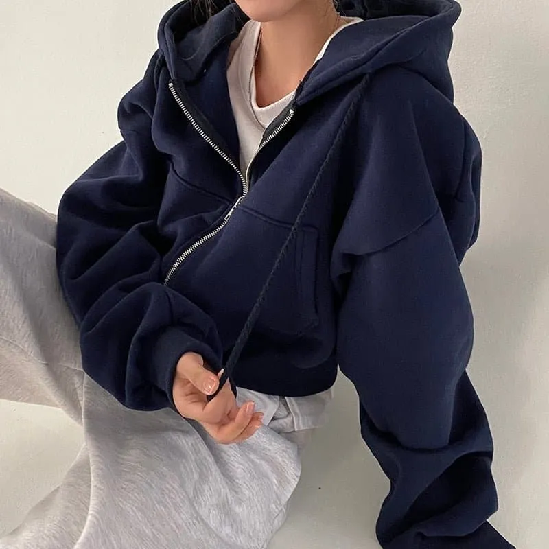 Long Sleeve Hooded Oversized Sweatshirts for Women