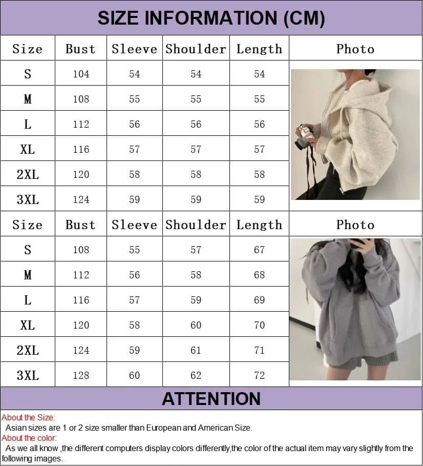 Long Sleeve Hooded Oversized Sweatshirts for Women