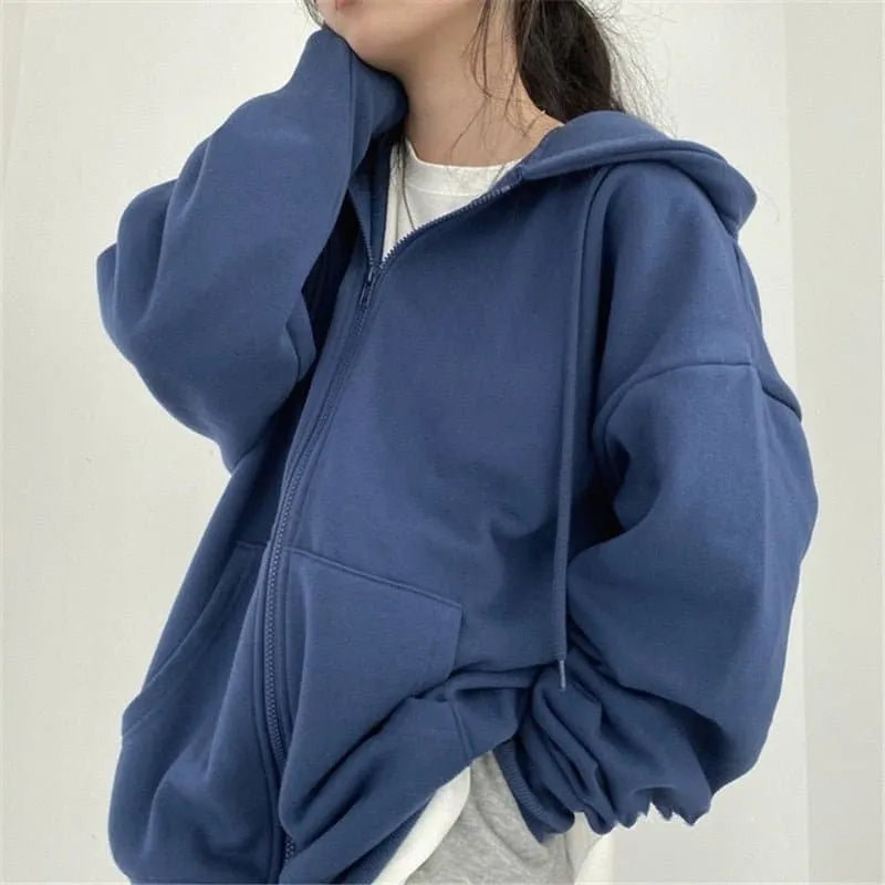 Long Sleeve Hooded Oversized Sweatshirts for Women