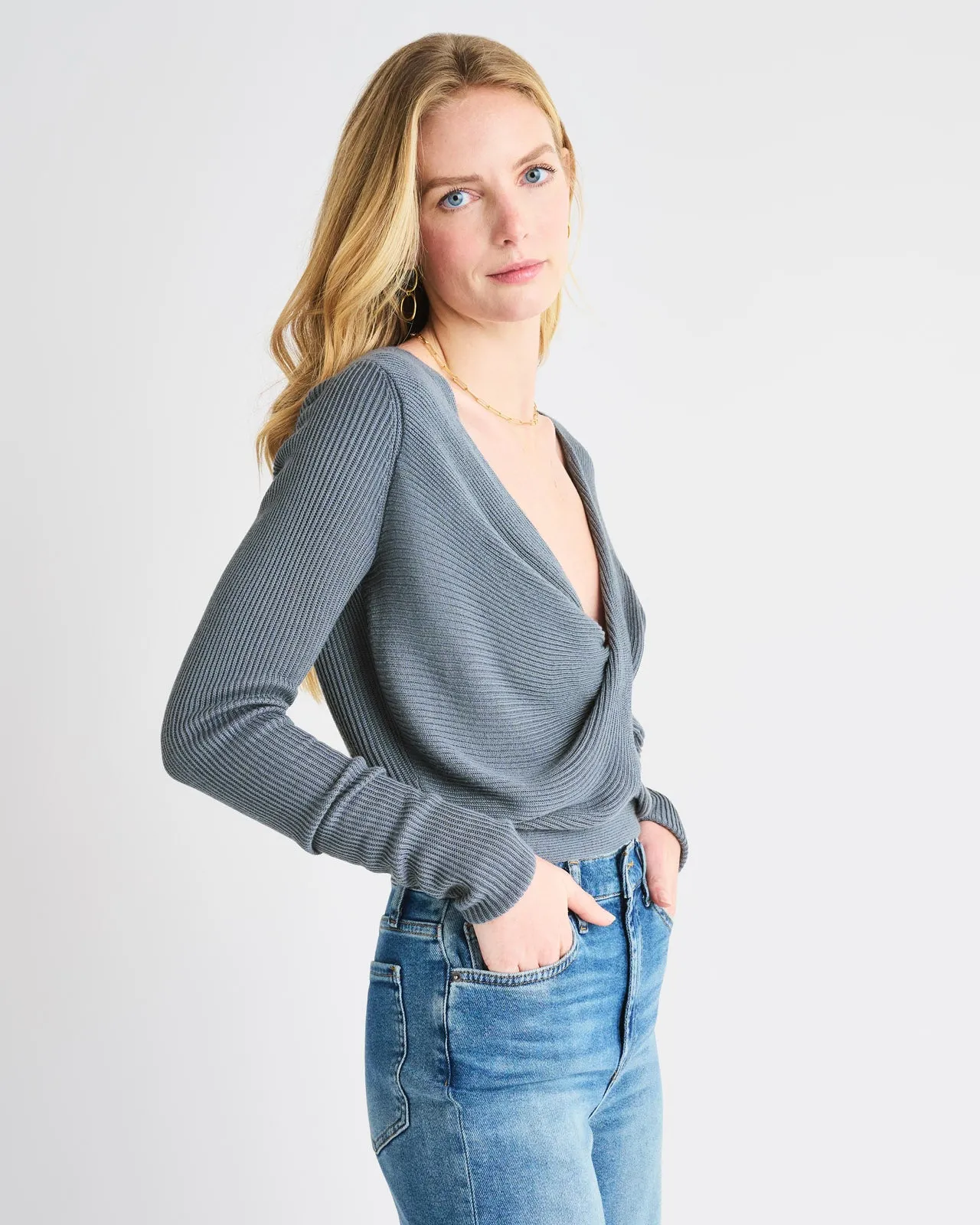 Loopknit LYR Surplice Sweater