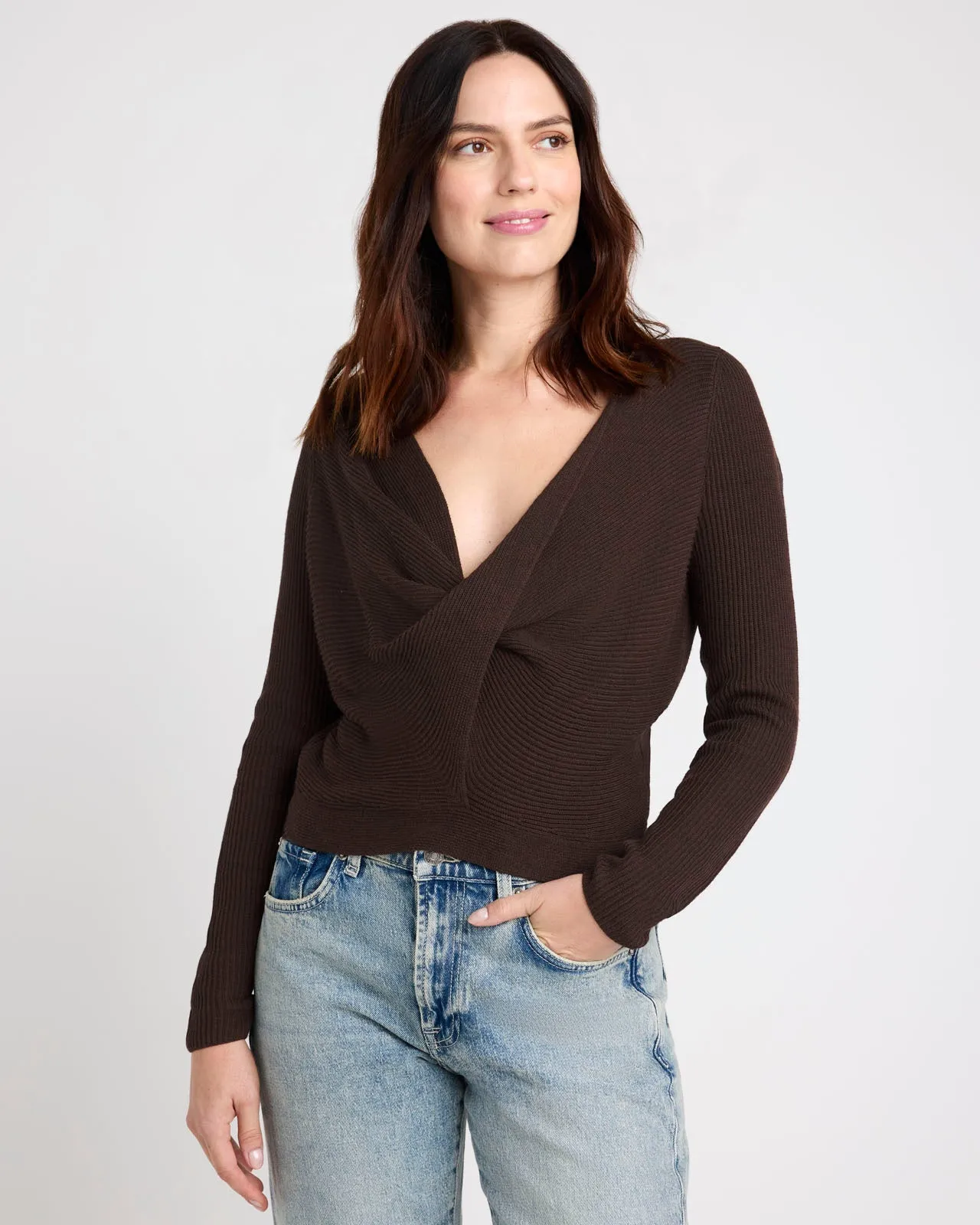 Loopknit LYR Surplice Sweater