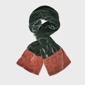 Lua Velvet Two Tone Scarf (many colours)