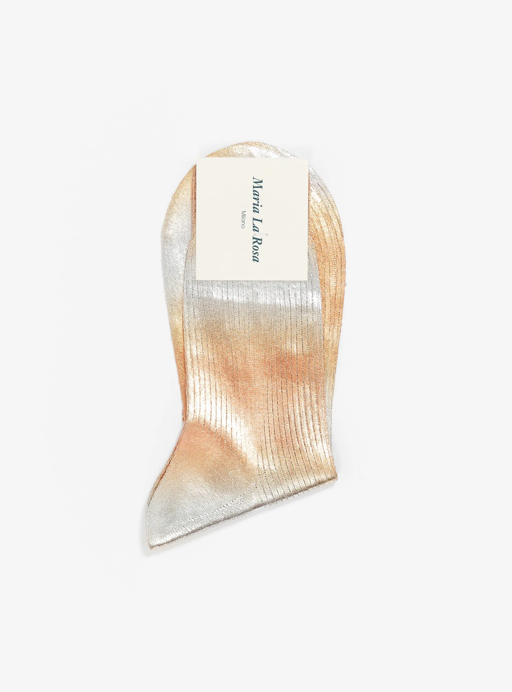 Luce Laminated Socks Orange