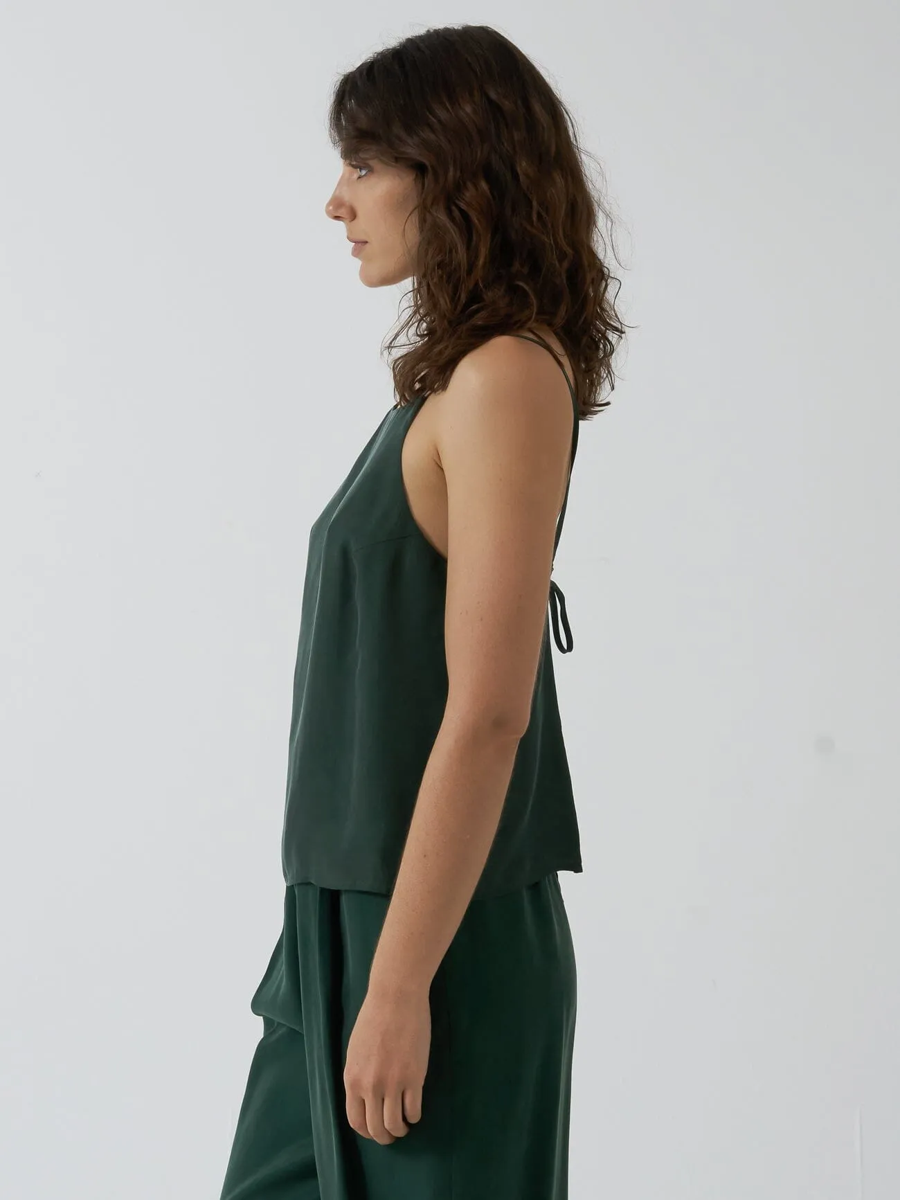 Manhatten Camisole - Deep Emerald