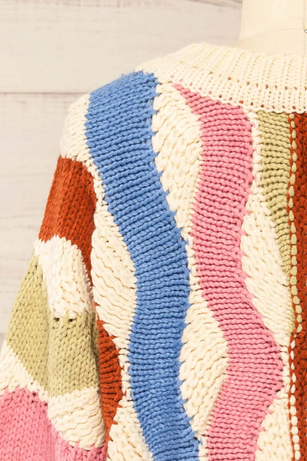 Maputo | Oversized Colourful Knit Sweater