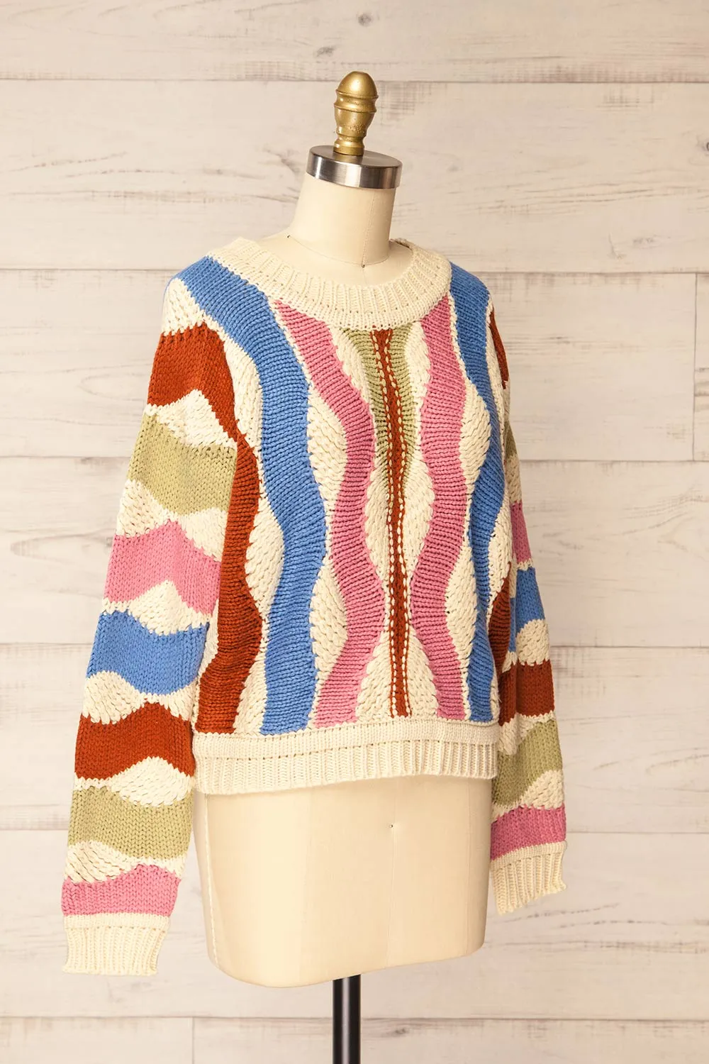 Maputo | Oversized Colourful Knit Sweater