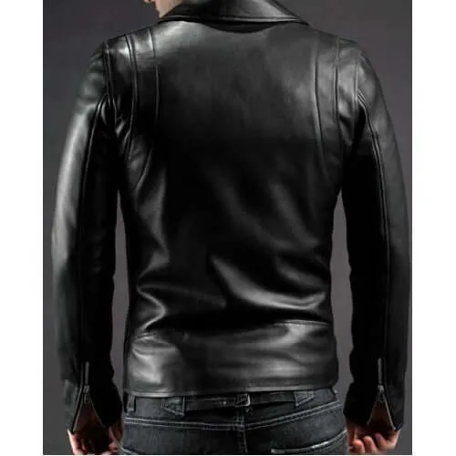 Men rider leather jacket, Men real leather jacket,Men biker leather jacket