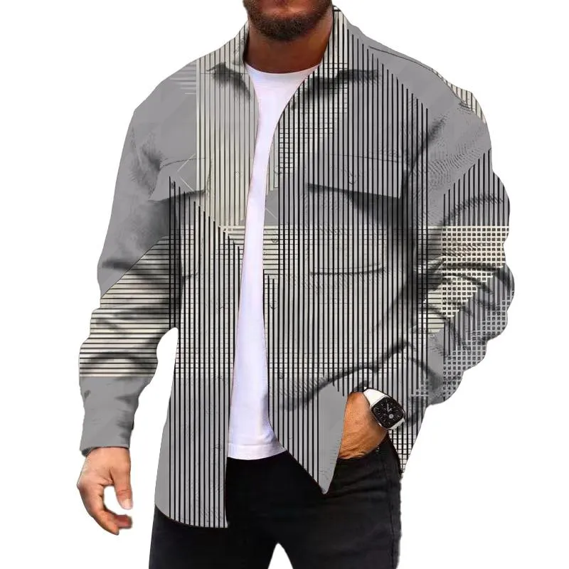 MEN'S FASHIONABLE CASUAL CORDUROY JACKET 36505944YM