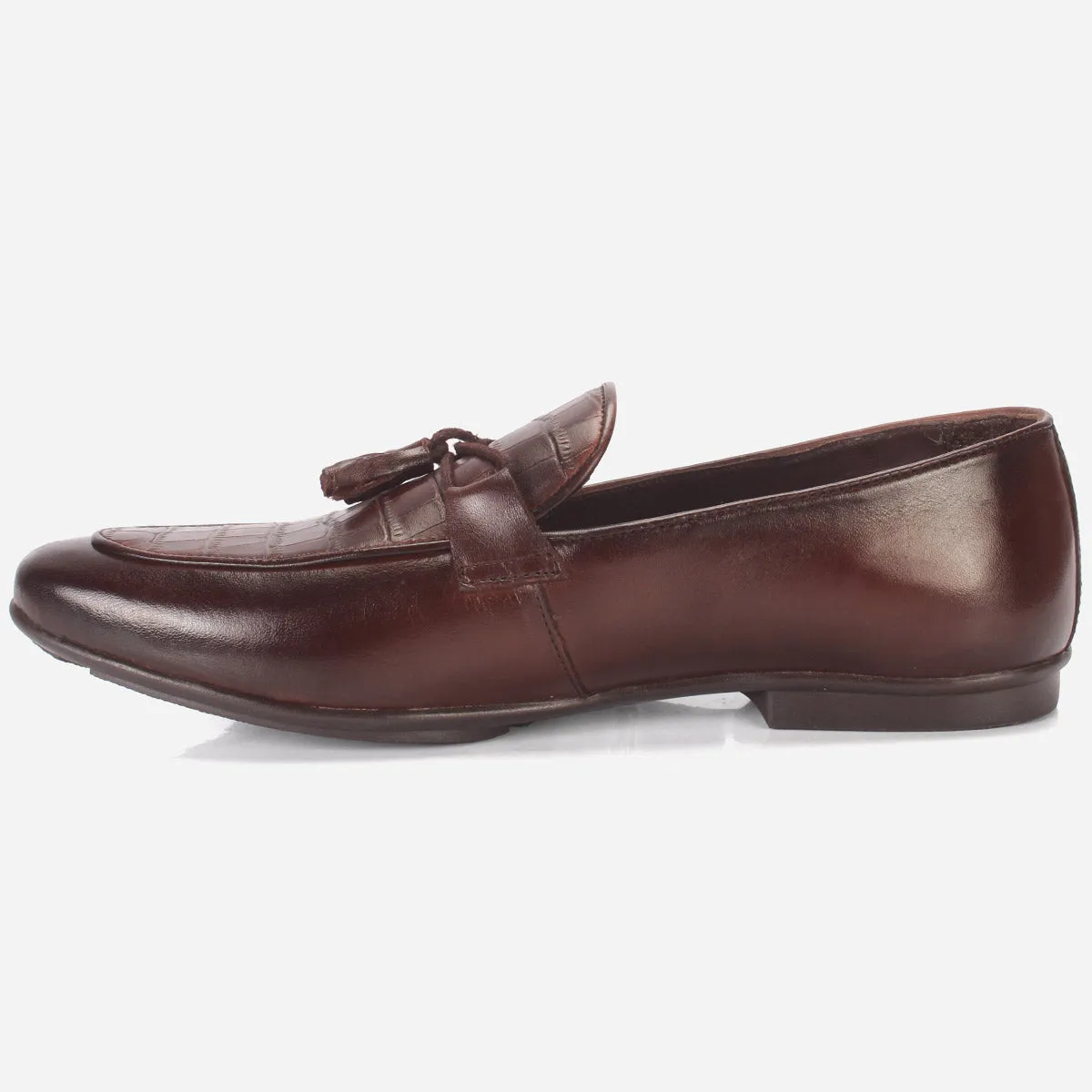 Mens "MILLAON"Leather Formal Slip-on Dress Shoes