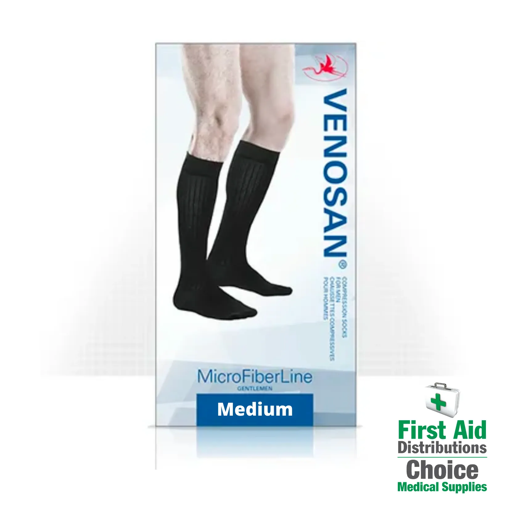 MicroFiberline Compression Socks for Men 15-20 mmHg - Venosan (1)