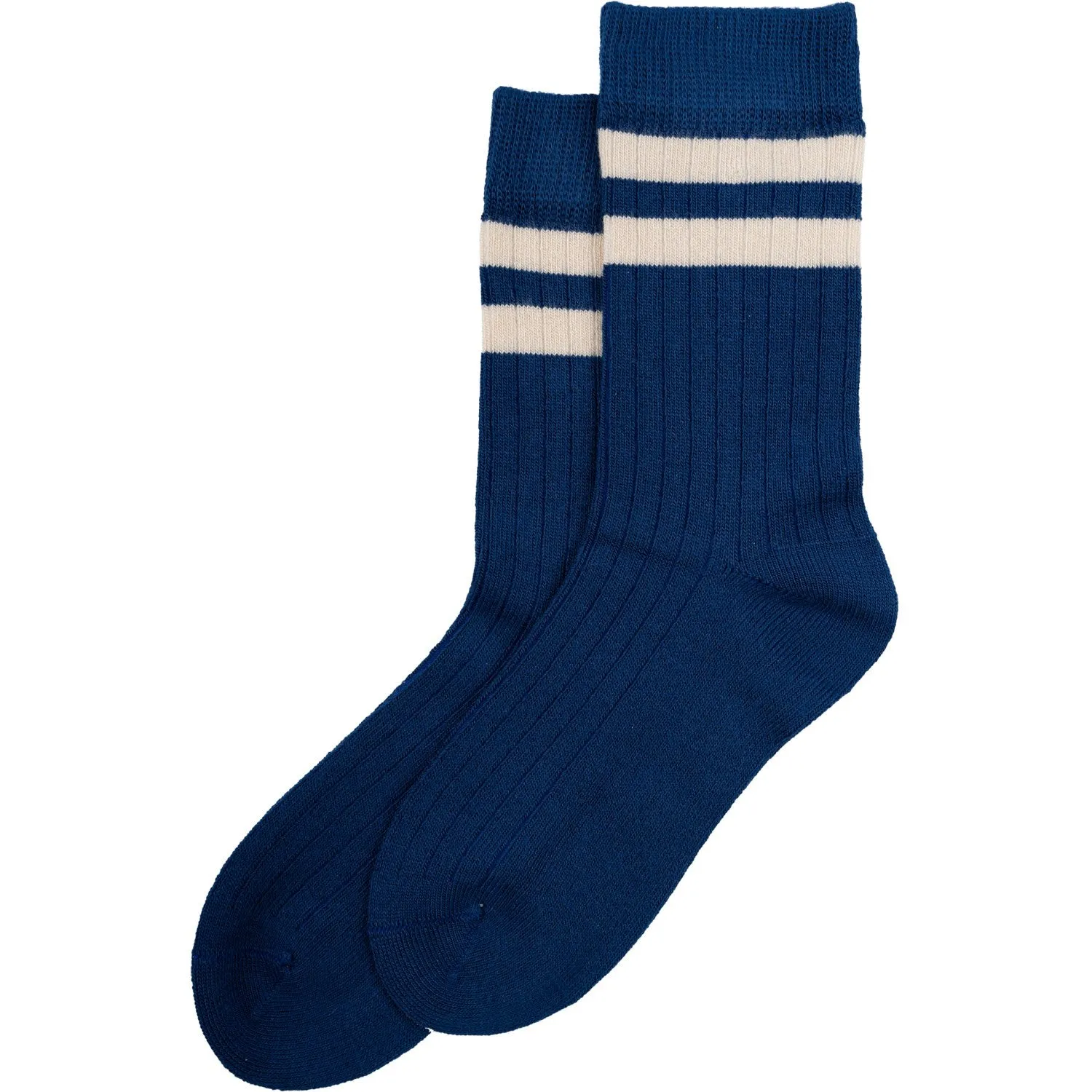 minipop® Deep Cobalt/Off White Bamboo Socks Sport