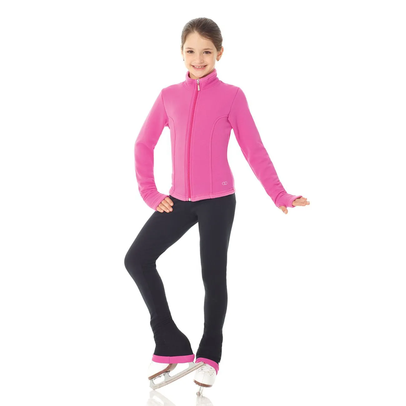 Mondor Pink Polartec Figure Skating Jacket Team Jacket 4482