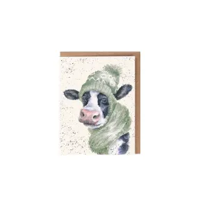 'Mooo-rry Christmas' Cow Gift Enclosure Card