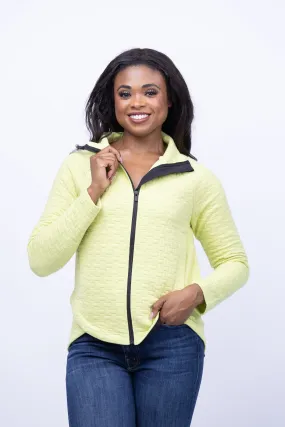 Nic Zoe All Year Quilted Jacket in Celery