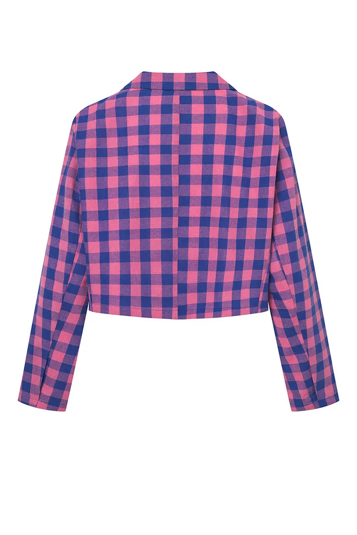 Pamela Jacket - Pink Checked