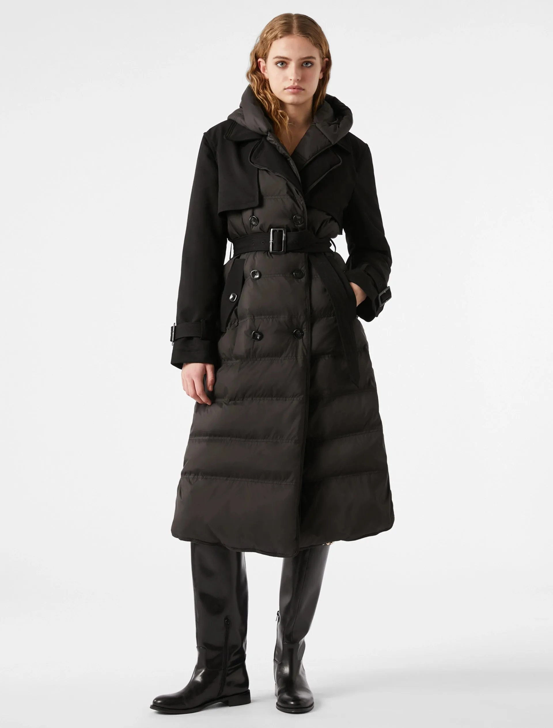 PENNYBLACK Black 3 In 1 Padded Trench Coat