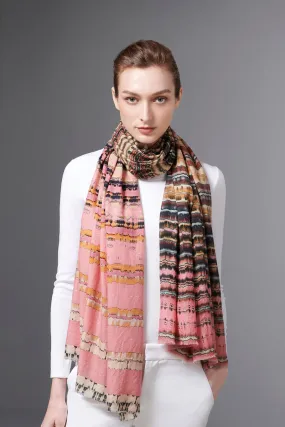 PINK TEA PURE WOOL SCARF