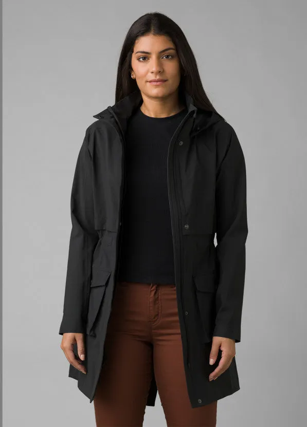 PRANA Women's Othello Falls Trench Rain Jacket