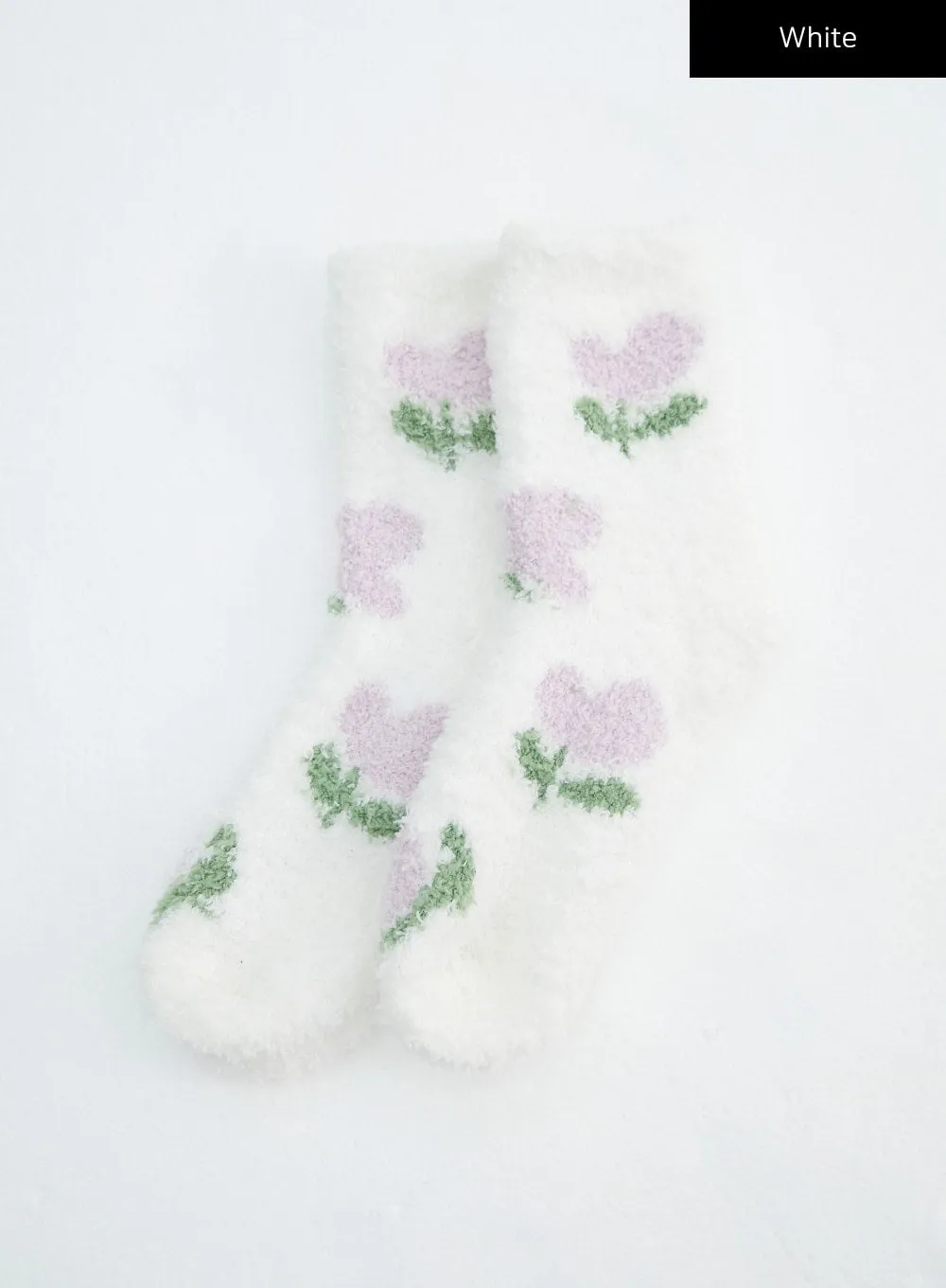 Printed Plush Socks IN316