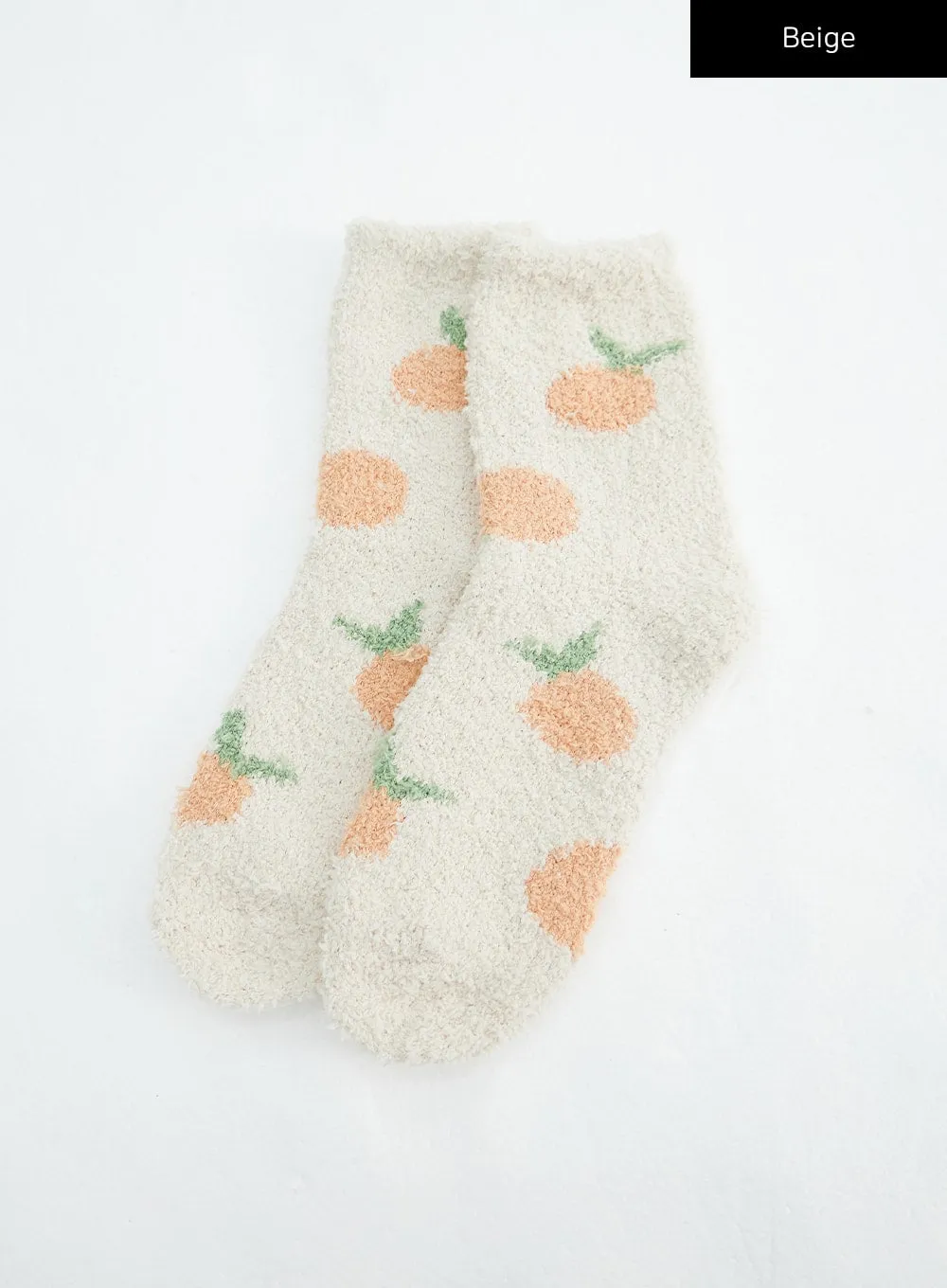 Printed Plush Socks IN316