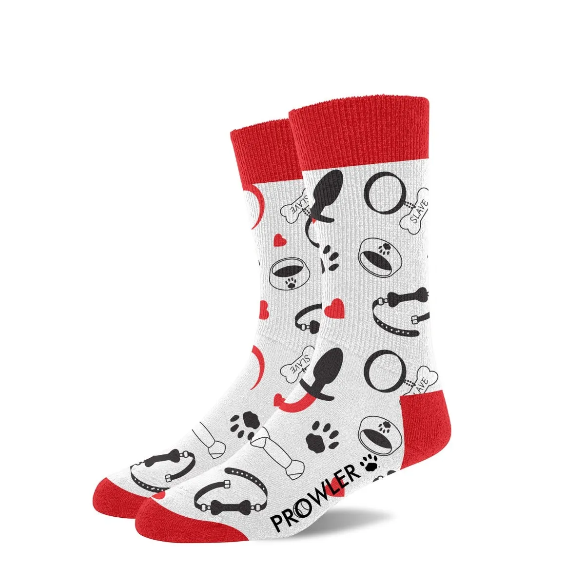 Prowler Puppie Socks Red White