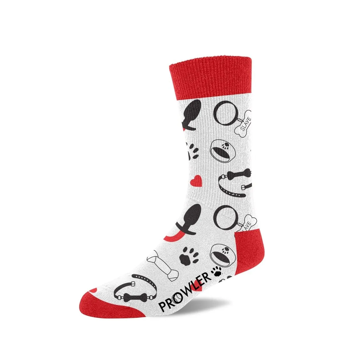 Prowler Puppie Socks Red White