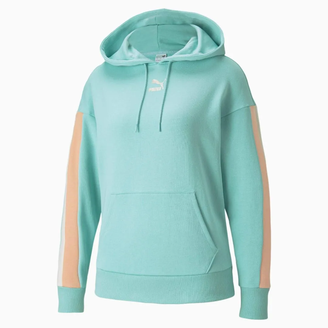 Puma  CLSX HOODIE  SWEATSUIT Women’s - EGGSHELL BLUE-GLOAMING