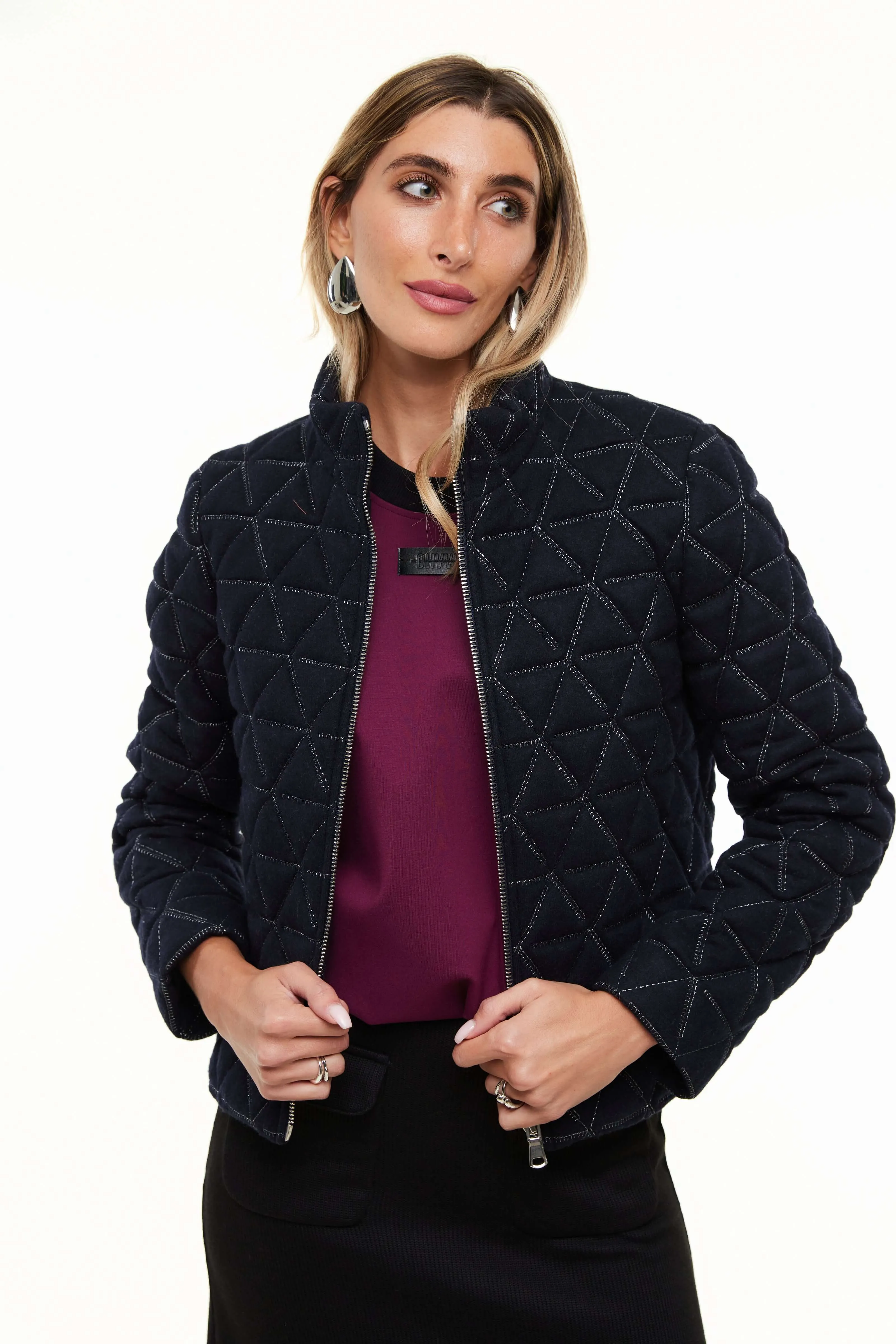 QUILTED WOOL JACKET