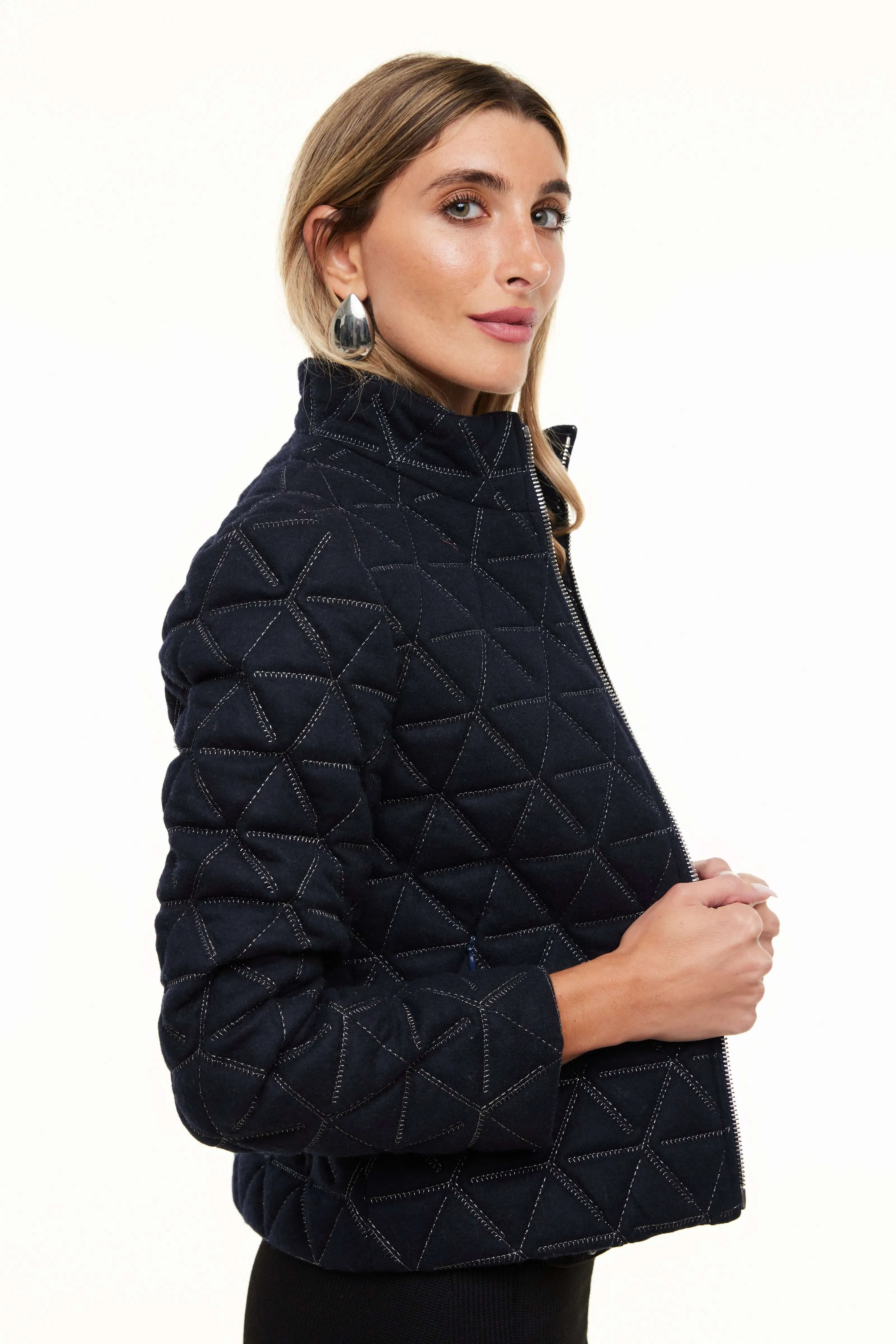 QUILTED WOOL JACKET