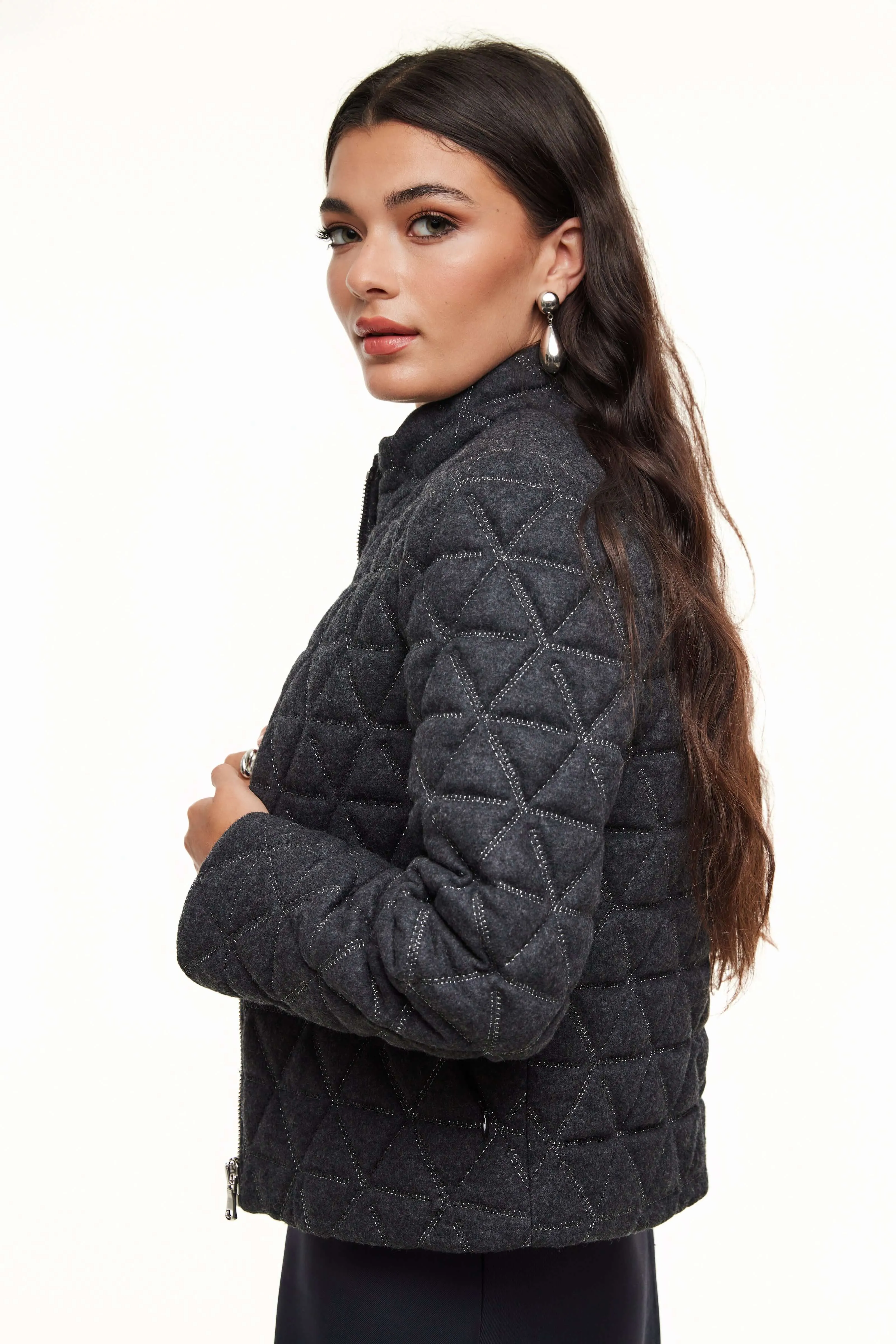 QUILTED WOOL JACKET