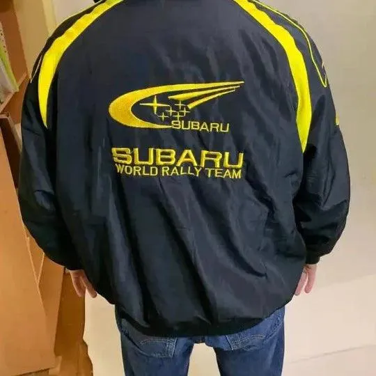 Rally Vintage Subaru Jacket Black