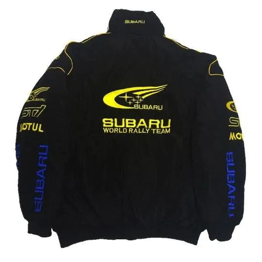 Rally Vintage Subaru Jacket Black