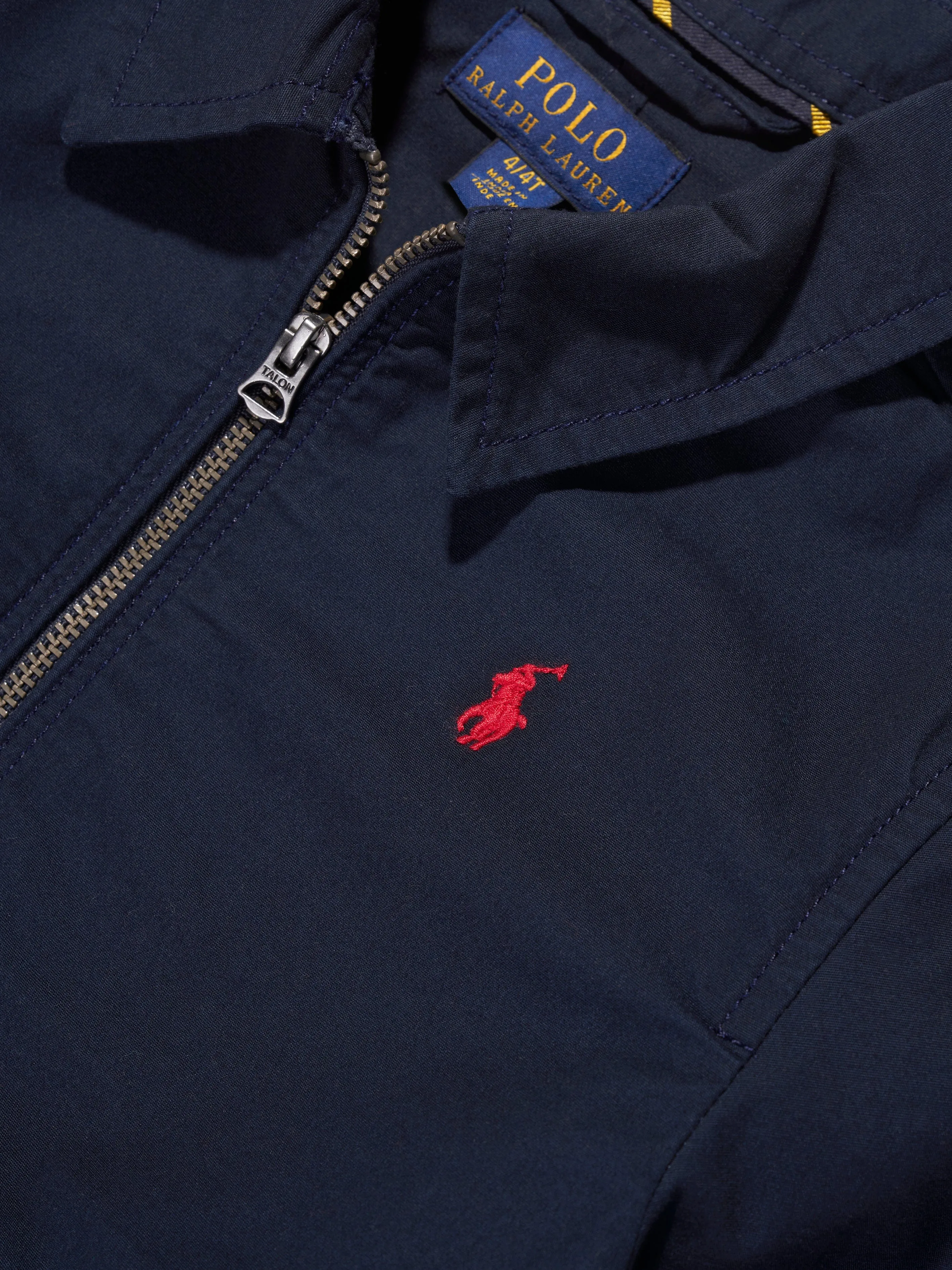 Ralph Lauren Boys Logo Bomber Jacket in Navy