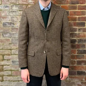 Regent - 'Jacob' Jacket - Houndstooth Wool 340g - Dugdale Bros.