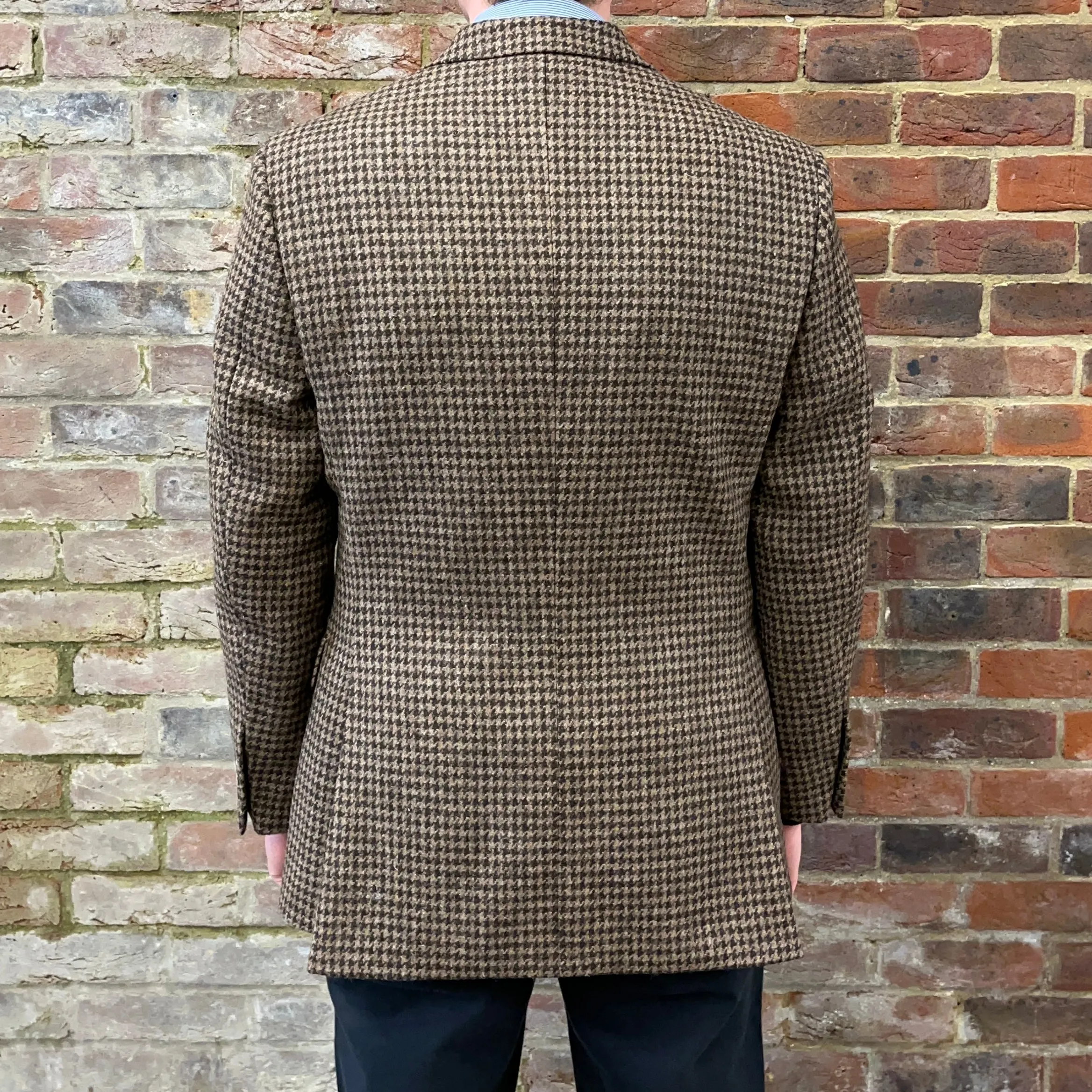 Regent - 'Jacob' Jacket - Houndstooth Wool 340g - Dugdale Bros.