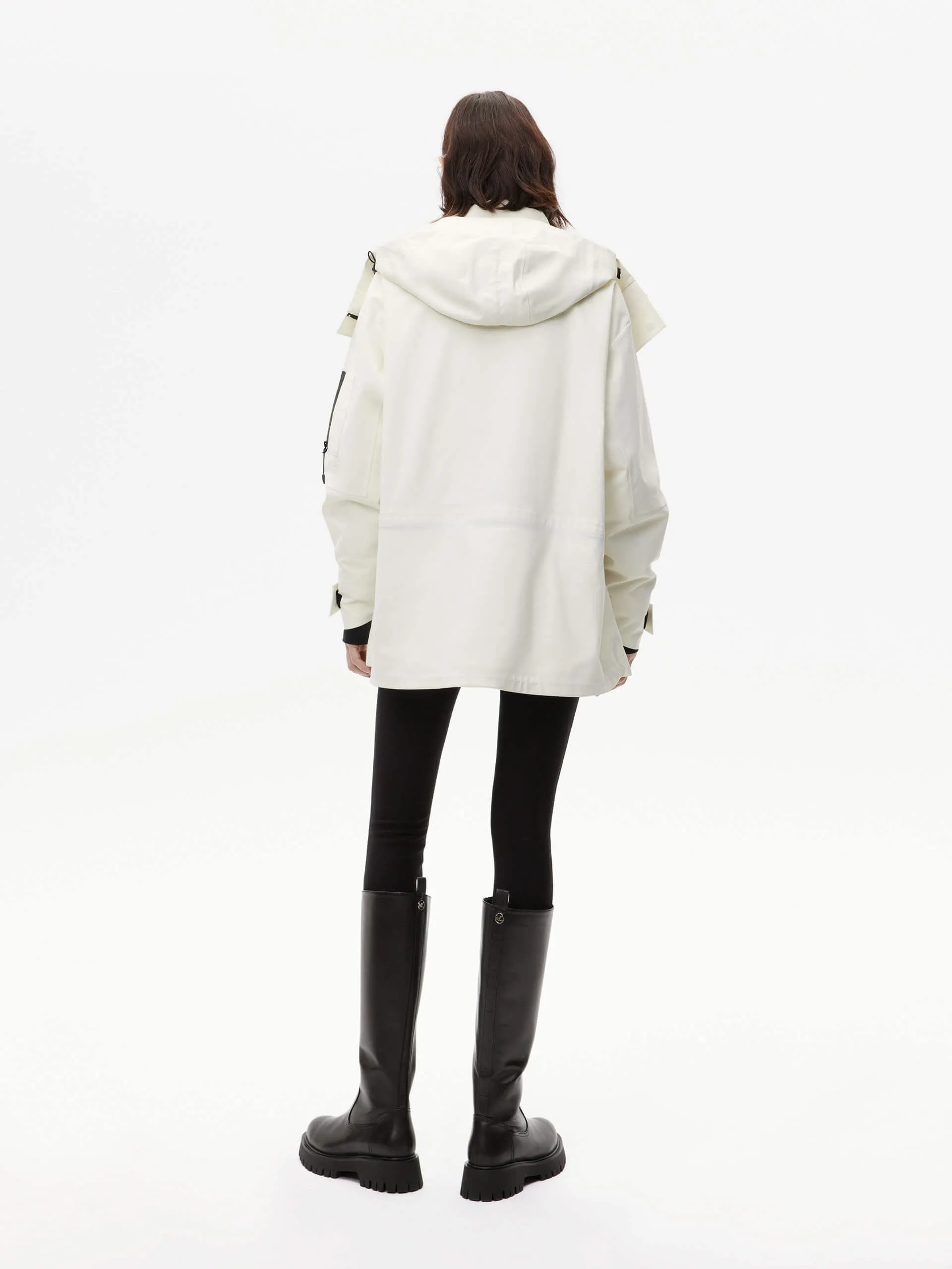 Relaxed Hooded Down Jacket