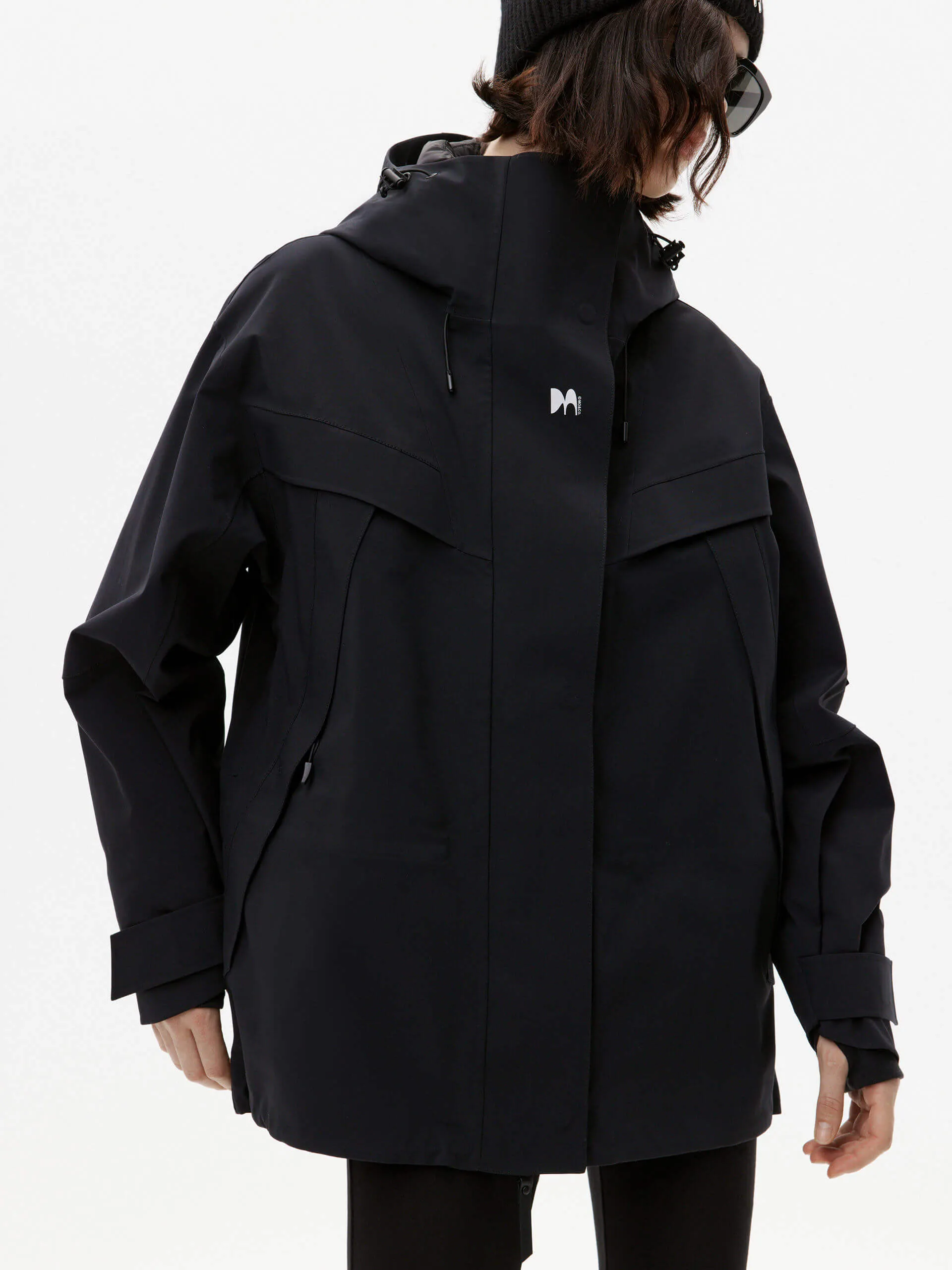 Relaxed Hooded Down Jacket