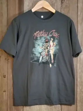 Rev Up Your Style: The Mötley Crüe 'American Seduction' Captain Boot Tag T-Shirt