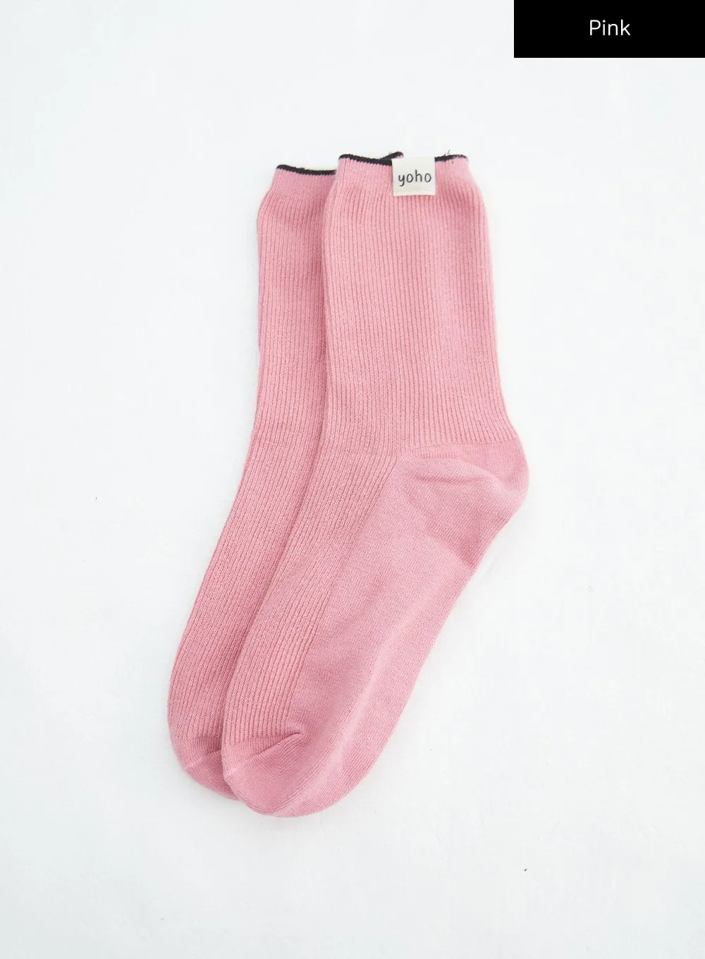 Ribbed Knit Socks IN316