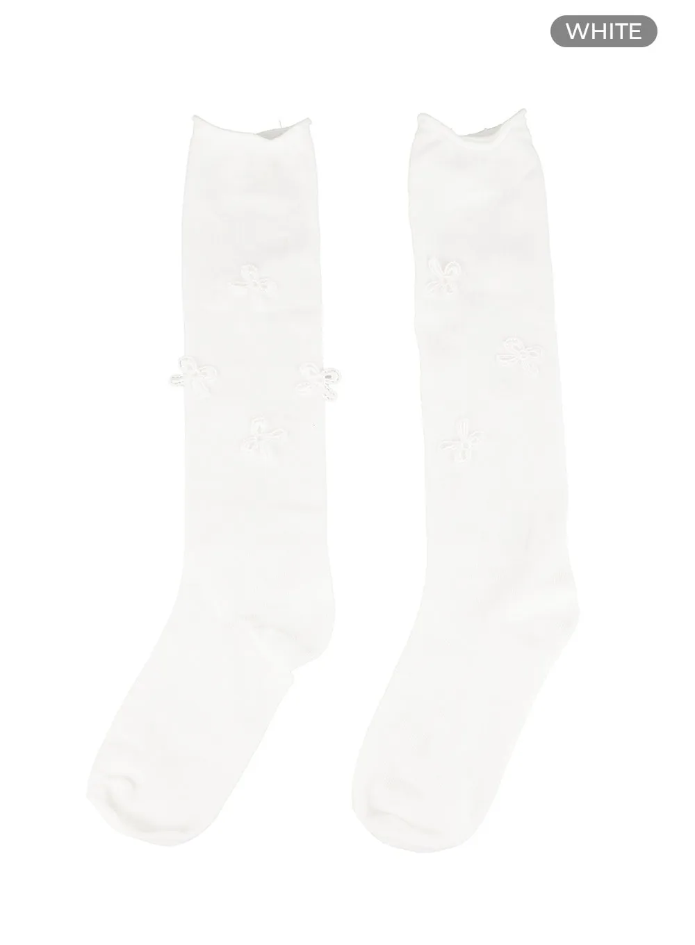 Ribbon Patched Socks OL401